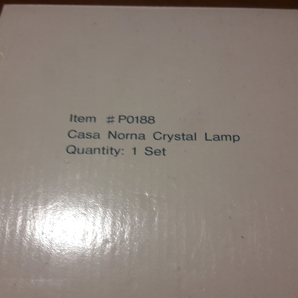 PartyLite Casa Noma Crystal Lamp - Picture 7 of 9